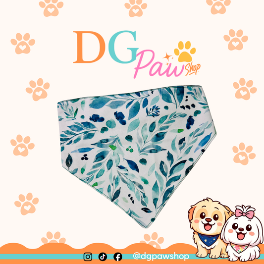 Aqua Leaf – Medium Pawndana