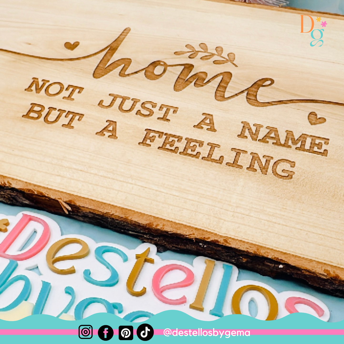 Personalized Basswood Signs – Home & Family Quotes