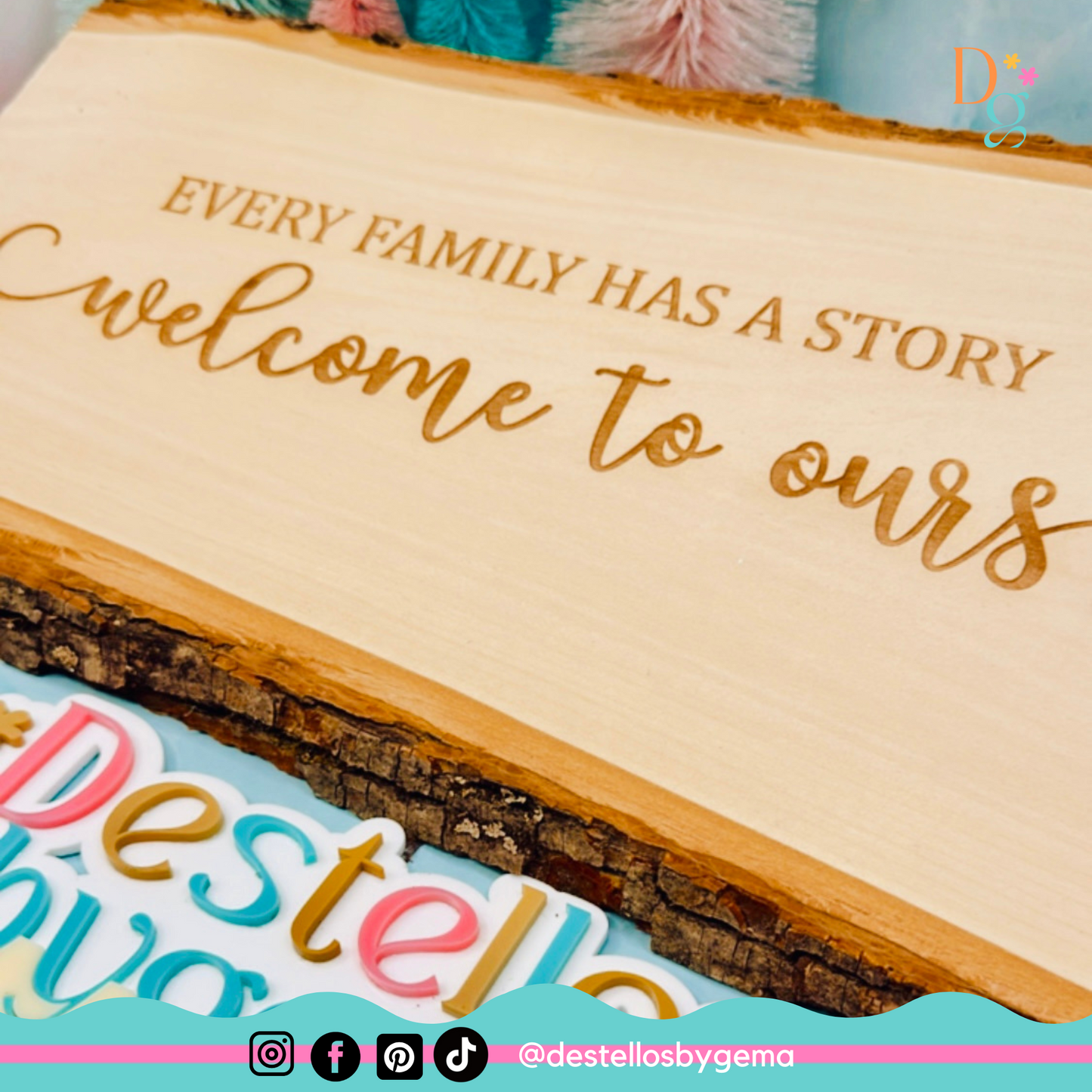 Personalized Basswood Signs – Home & Family Quotes