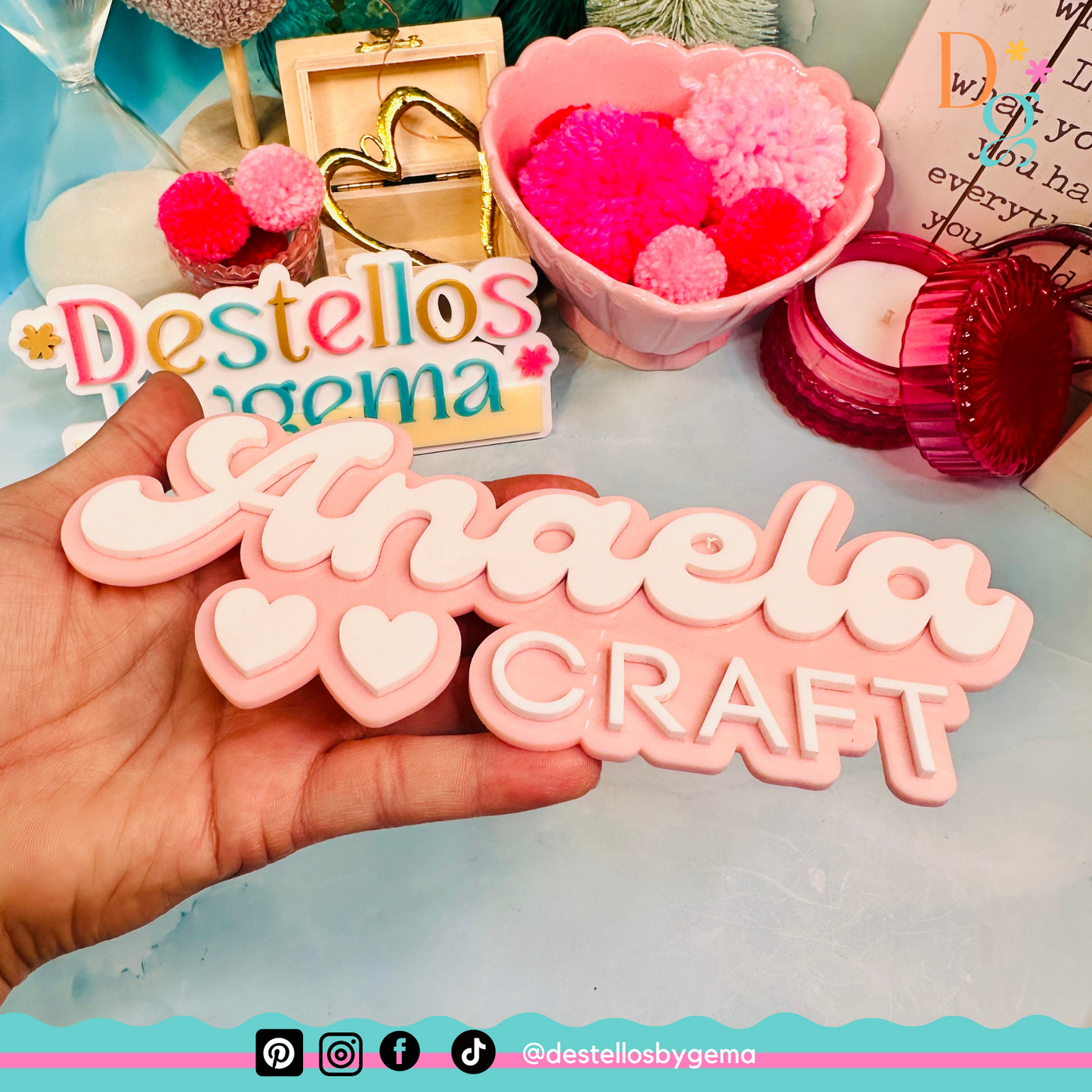 Custom Acrylic 3D Business Watermark