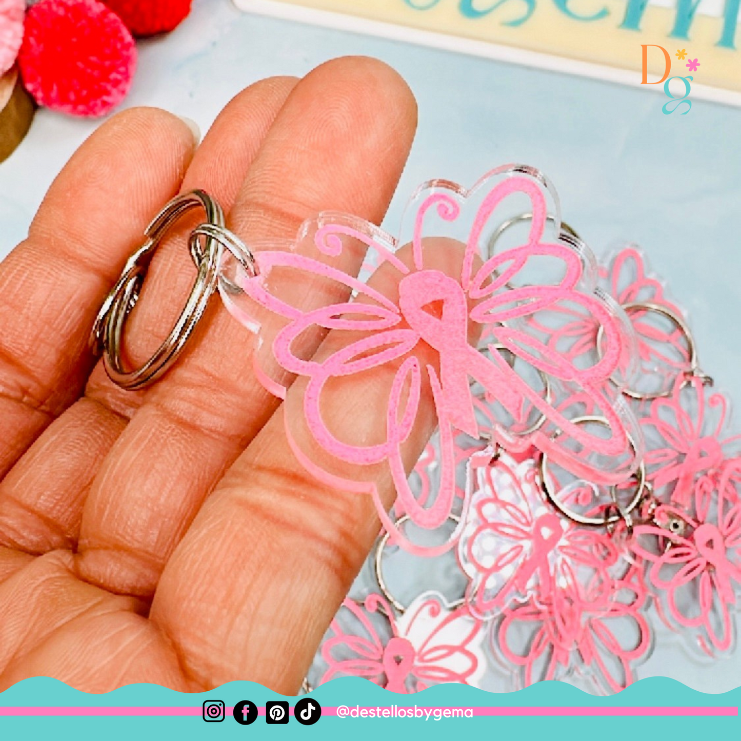 Personalized Acrylic Keychain with Name or Phrase