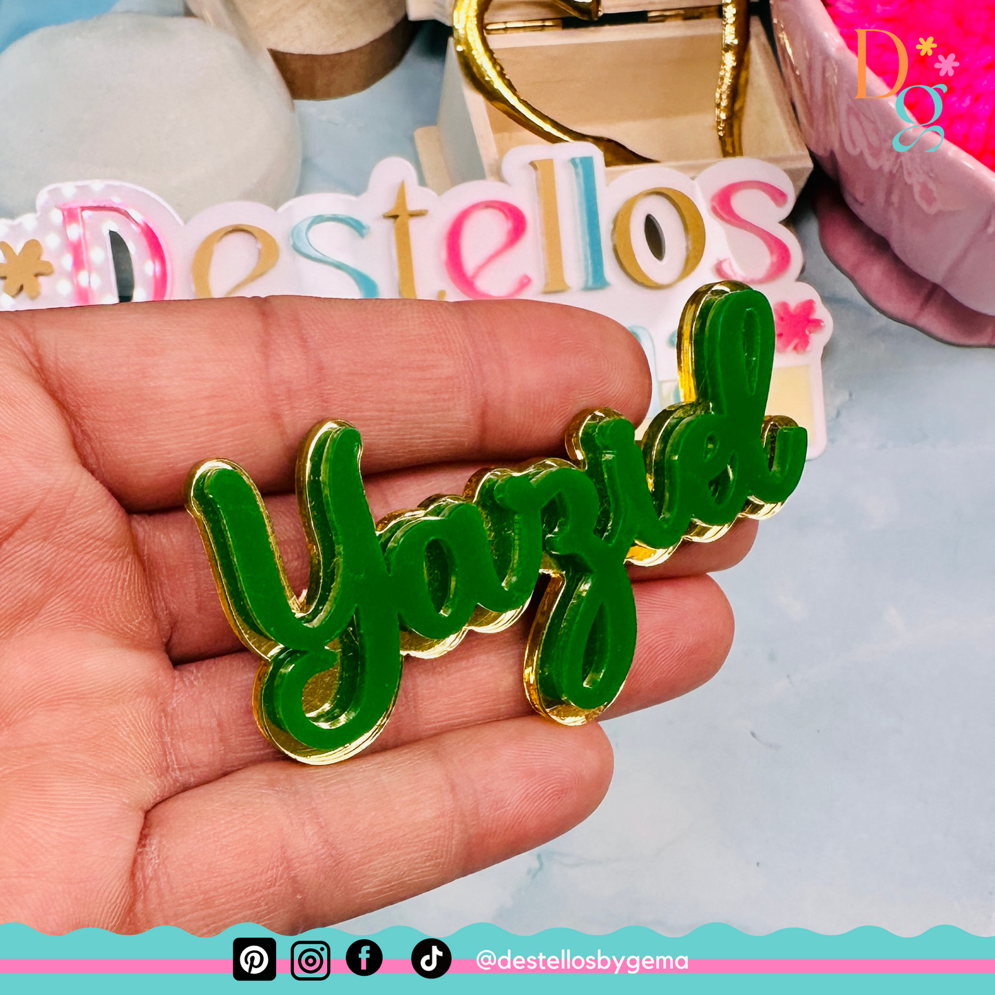 Custom 3D Acrylic Names