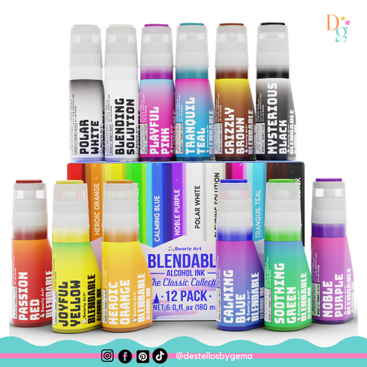 The Classic Collection – Blendable Alcohol Inks for Bold & Creative Makers