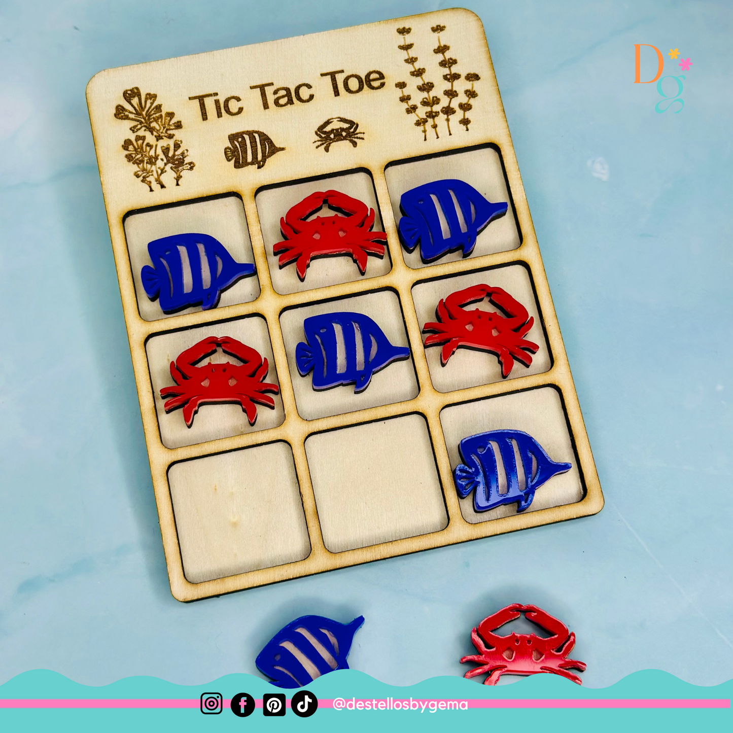 Personalized Tic Tac Toe Board