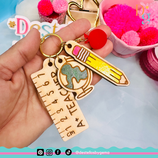 Personalized Teacher Keychains