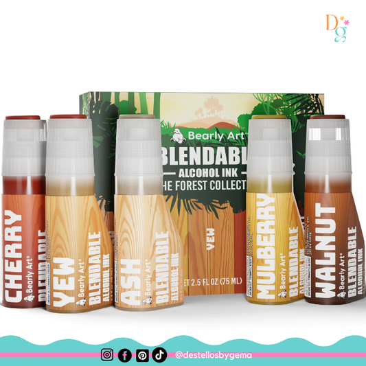 The Forest Collection – Wood-Inspired Alcohol Inks for Crafters and Artists