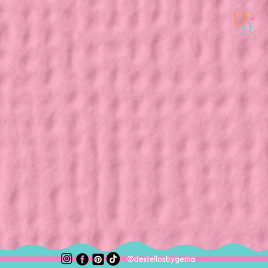 Cotton Candy Pink Textured 12x12" Cardstock