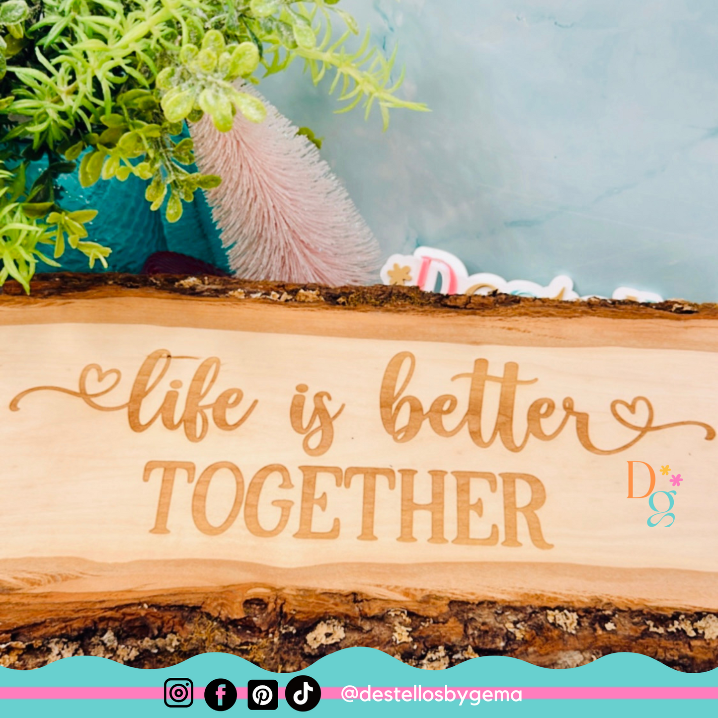 Personalized Basswood Signs – Home & Family Quotes