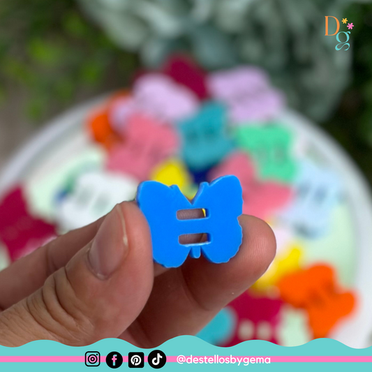 Custom Butterfly-Shaped Acrylic Charms (1" - 1.5")