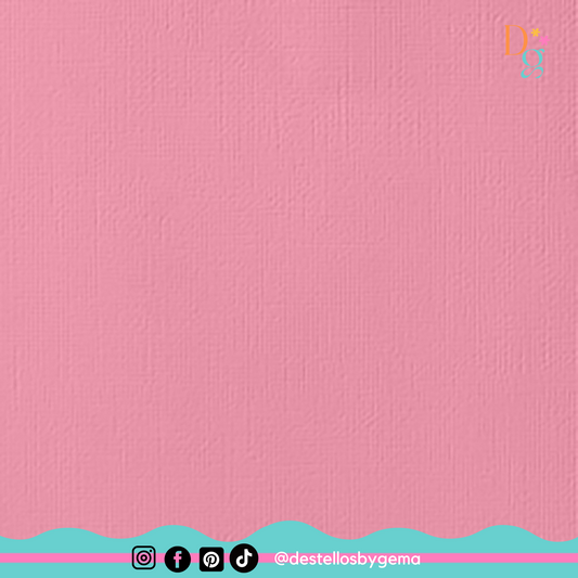 American Crafts Textured Cardstock - Salmon