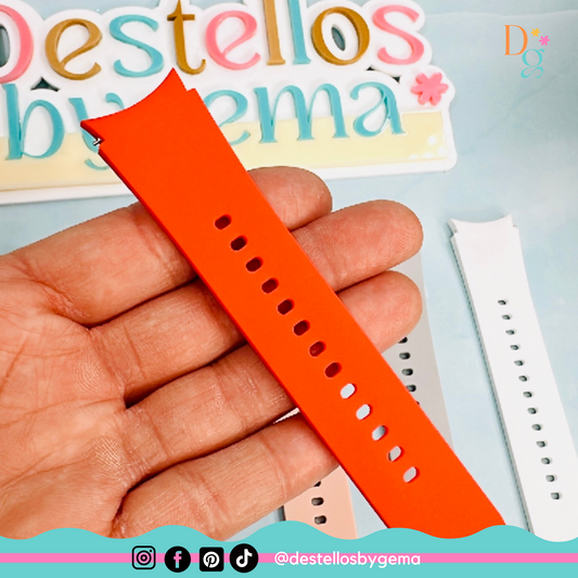 Personalized Silicone Galaxy Watch Band