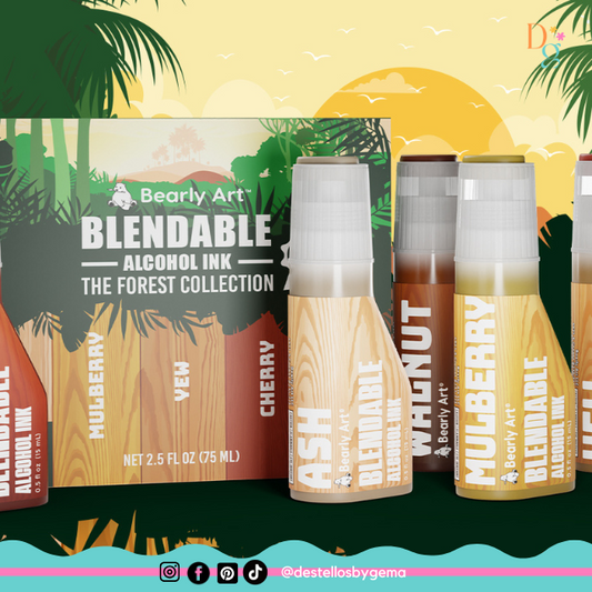 The Forest Collection – Wood-Inspired Alcohol Inks for Crafters and Artists