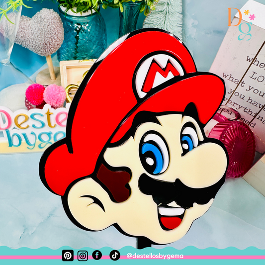 Personalized 3D Acrylic Cake Topper