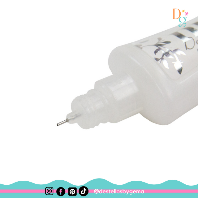 Nuvo Deluxe Adhesive Precision Nozzles – Fine Tip for Intricate Crafting & Die Cuts