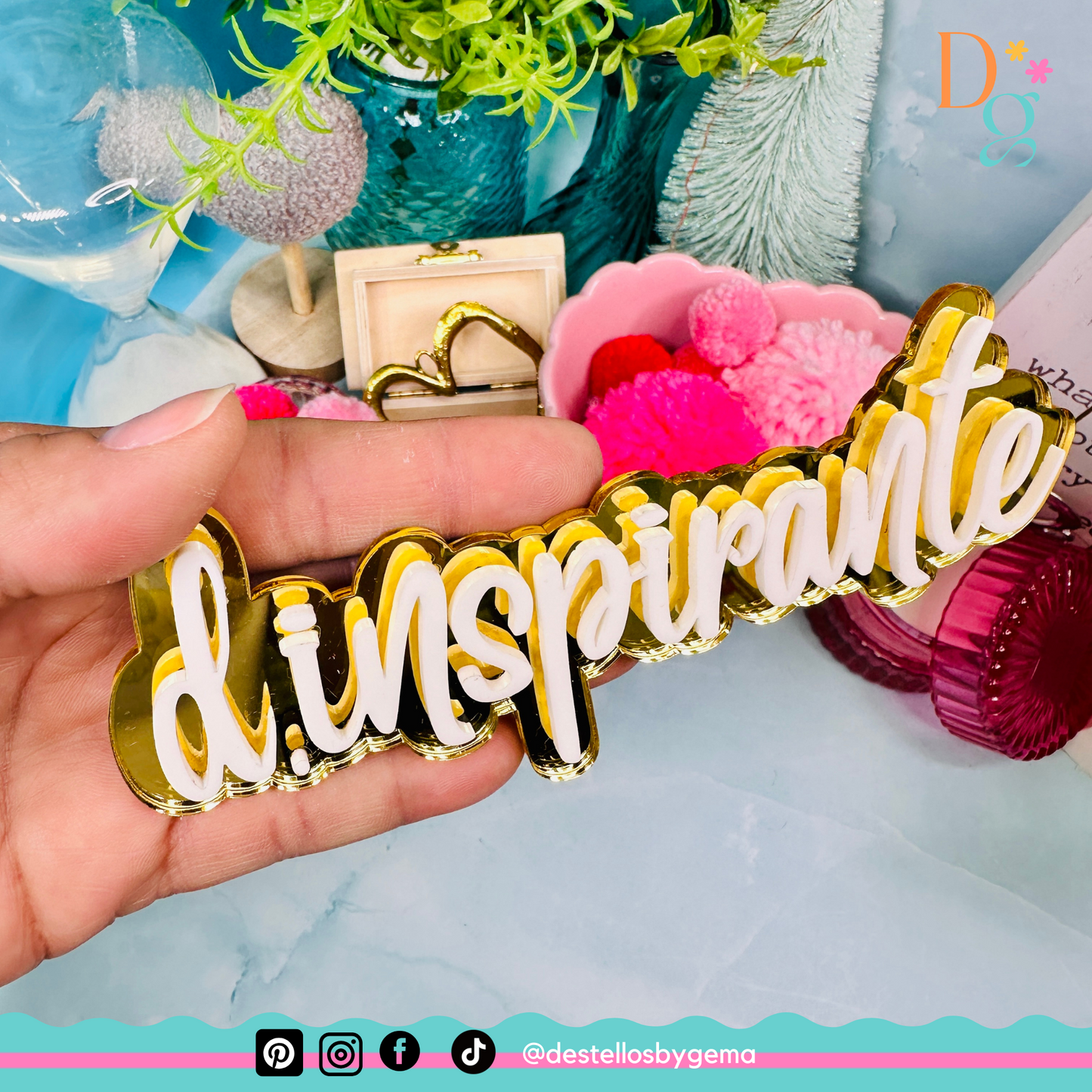 Custom Acrylic 3D Business Watermark