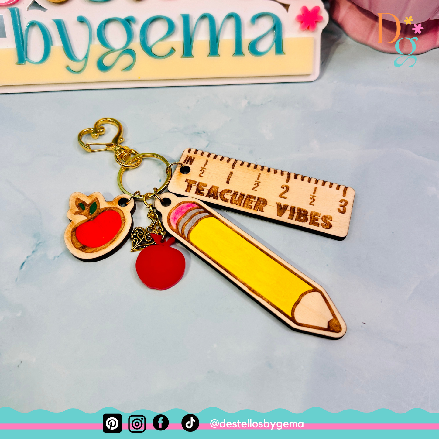 Personalized Teacher Keychains