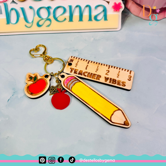 Personalized Teacher Keychains