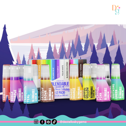 The Classic Collection – Blendable Alcohol Inks for Bold & Creative Makers