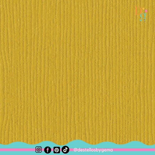 Bazzill Fourz Cardstock 12"X12" Amber