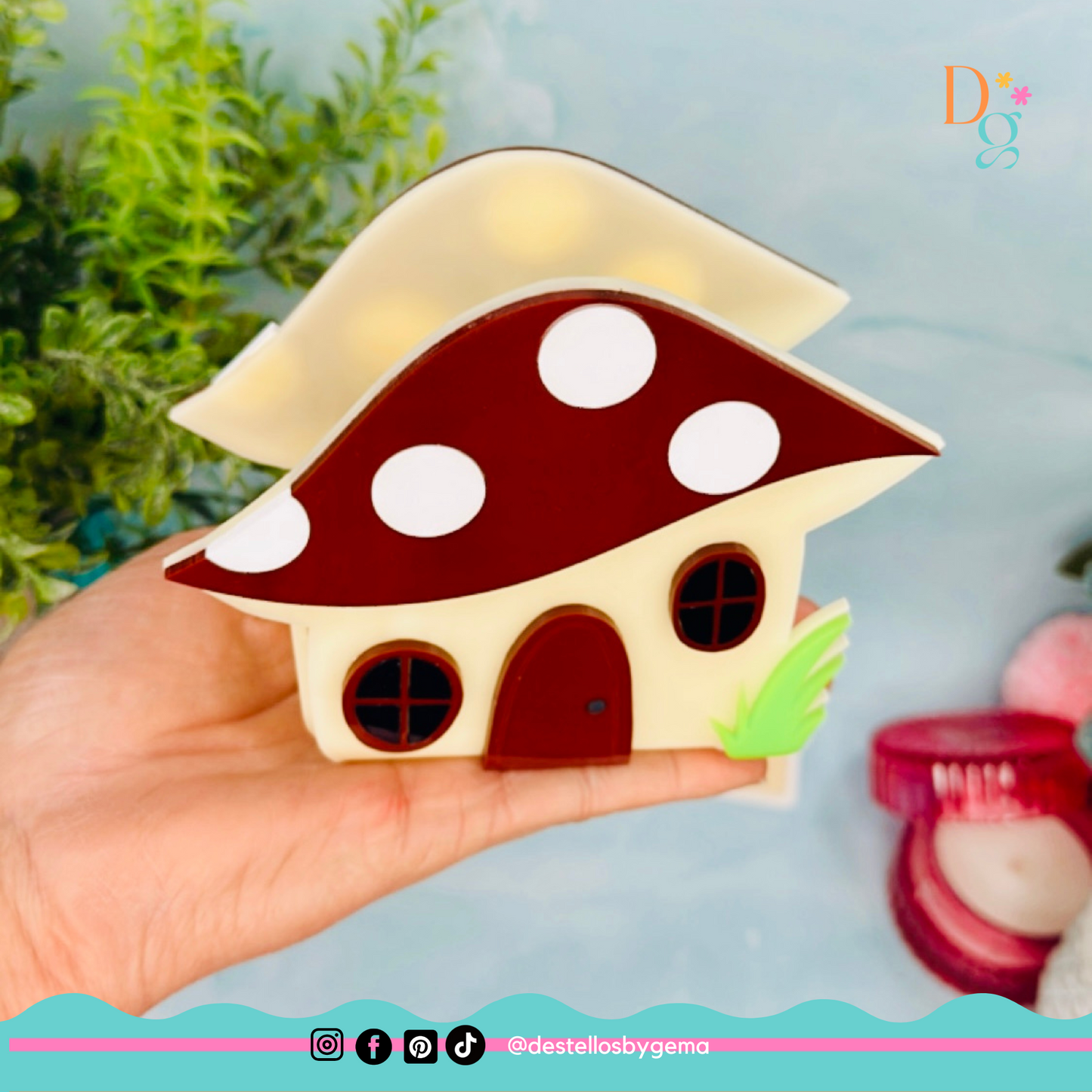 Mushroom Fairy Acrylic Box