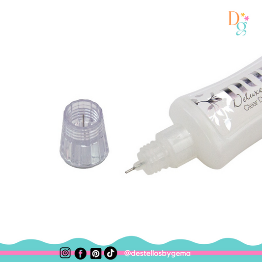 Nuvo Deluxe Adhesive Precision Nozzles – Fine Tip for Intricate Crafting & Die Cuts