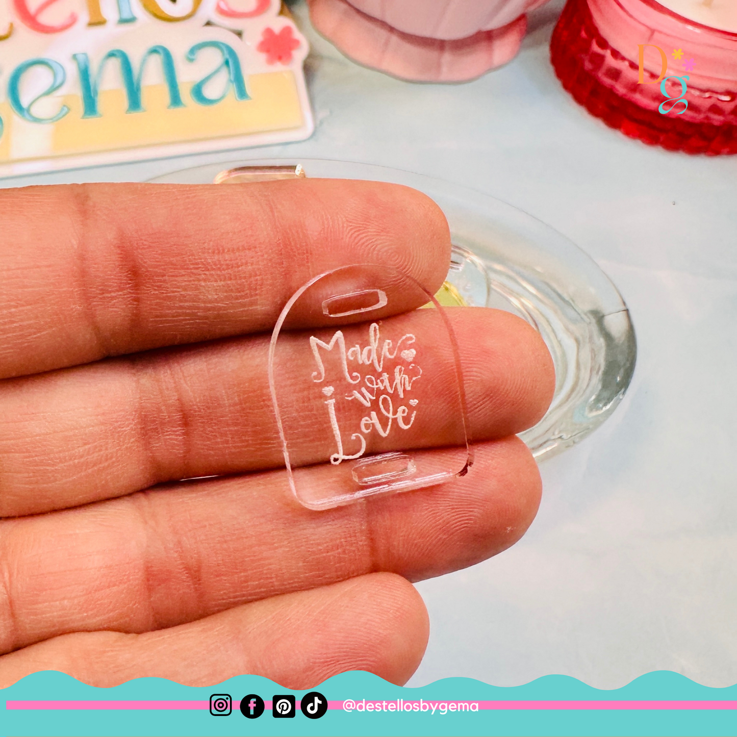 Personalized Acrylic Charms (1")