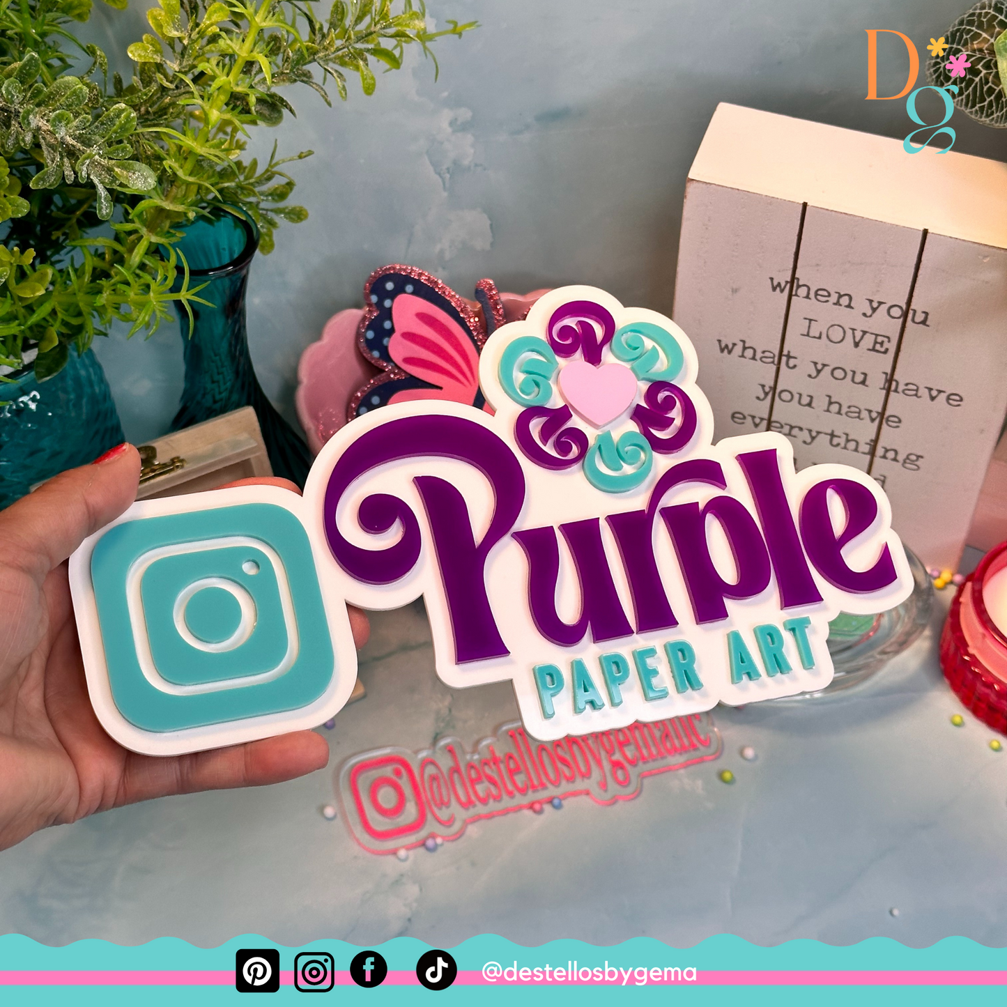 Custom Acrylic 3D Business Watermark