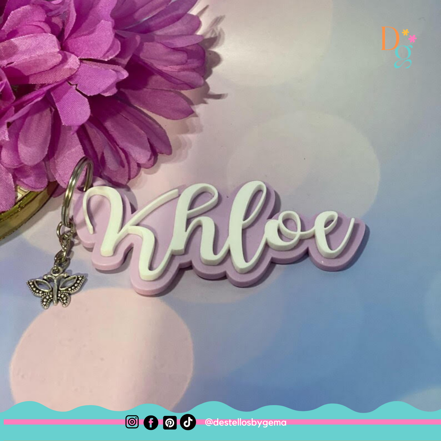 Personalized 3D Acrylic Keychain