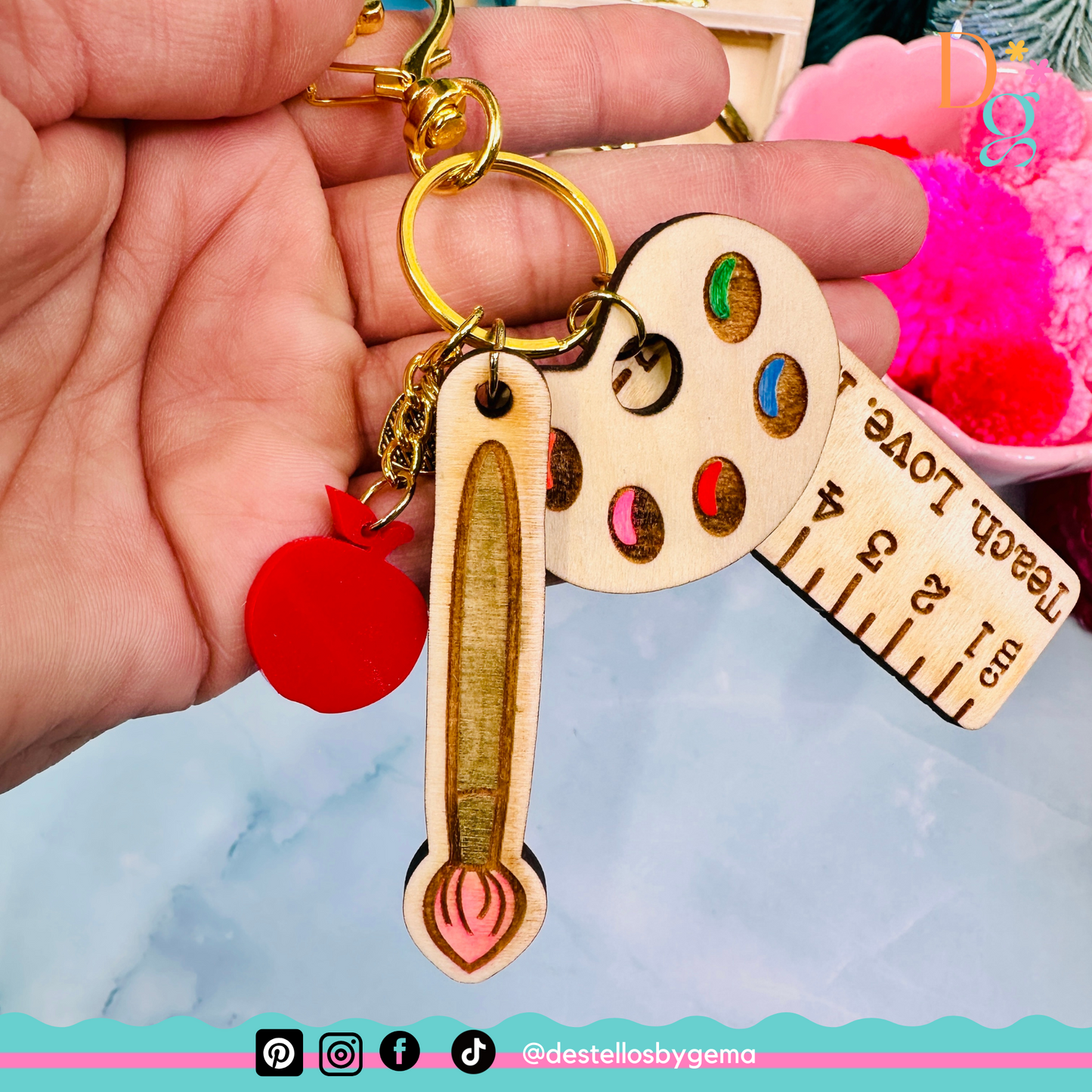 Personalized Teacher Keychains