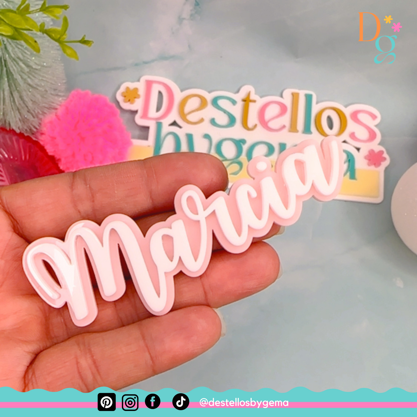 Custom 3D Acrylic Names