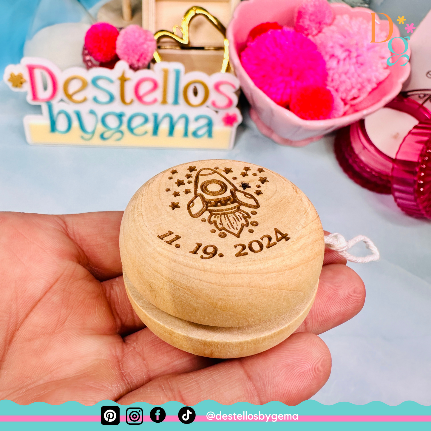 Personalized Wooden Yo-Yos