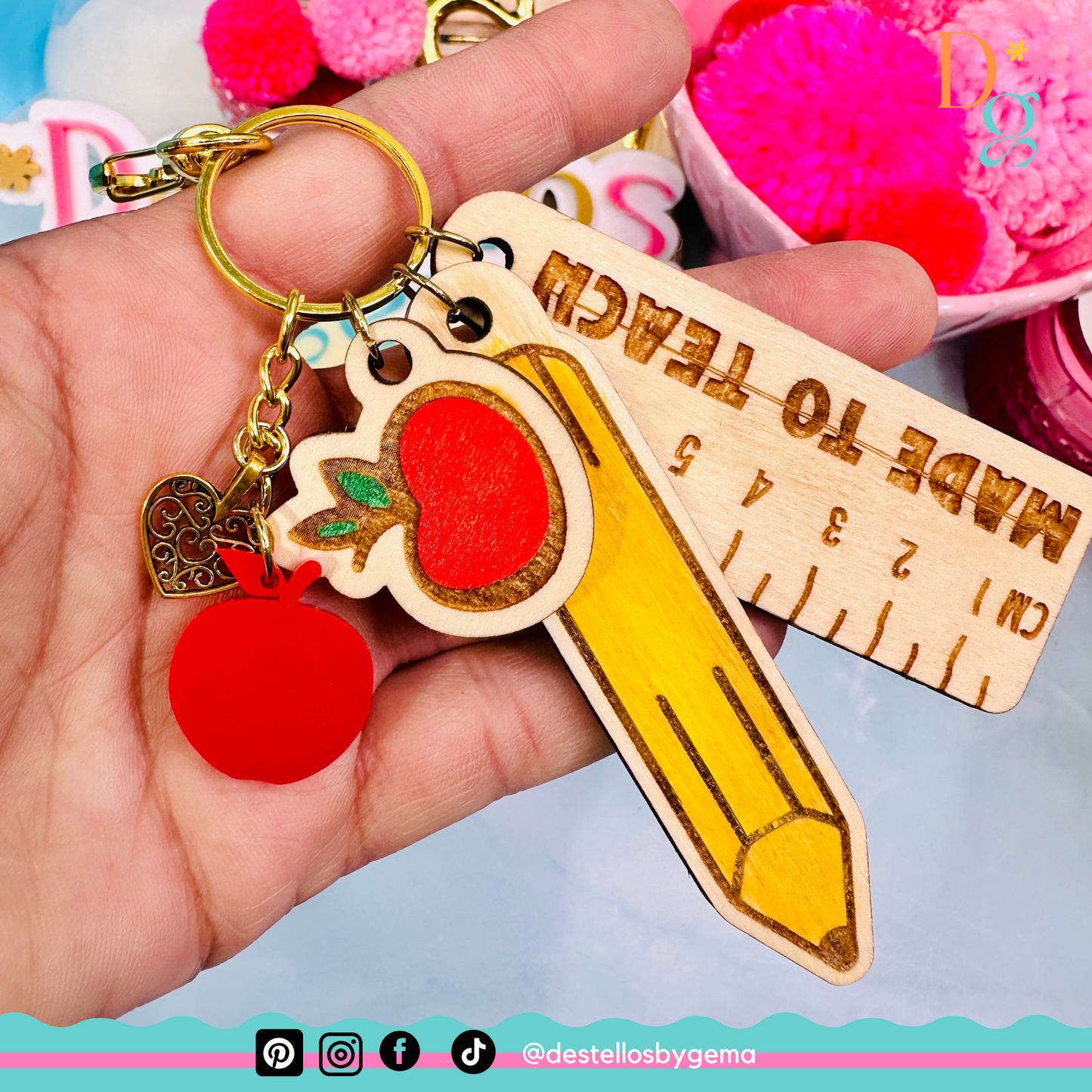 Personalized Teacher Keychains