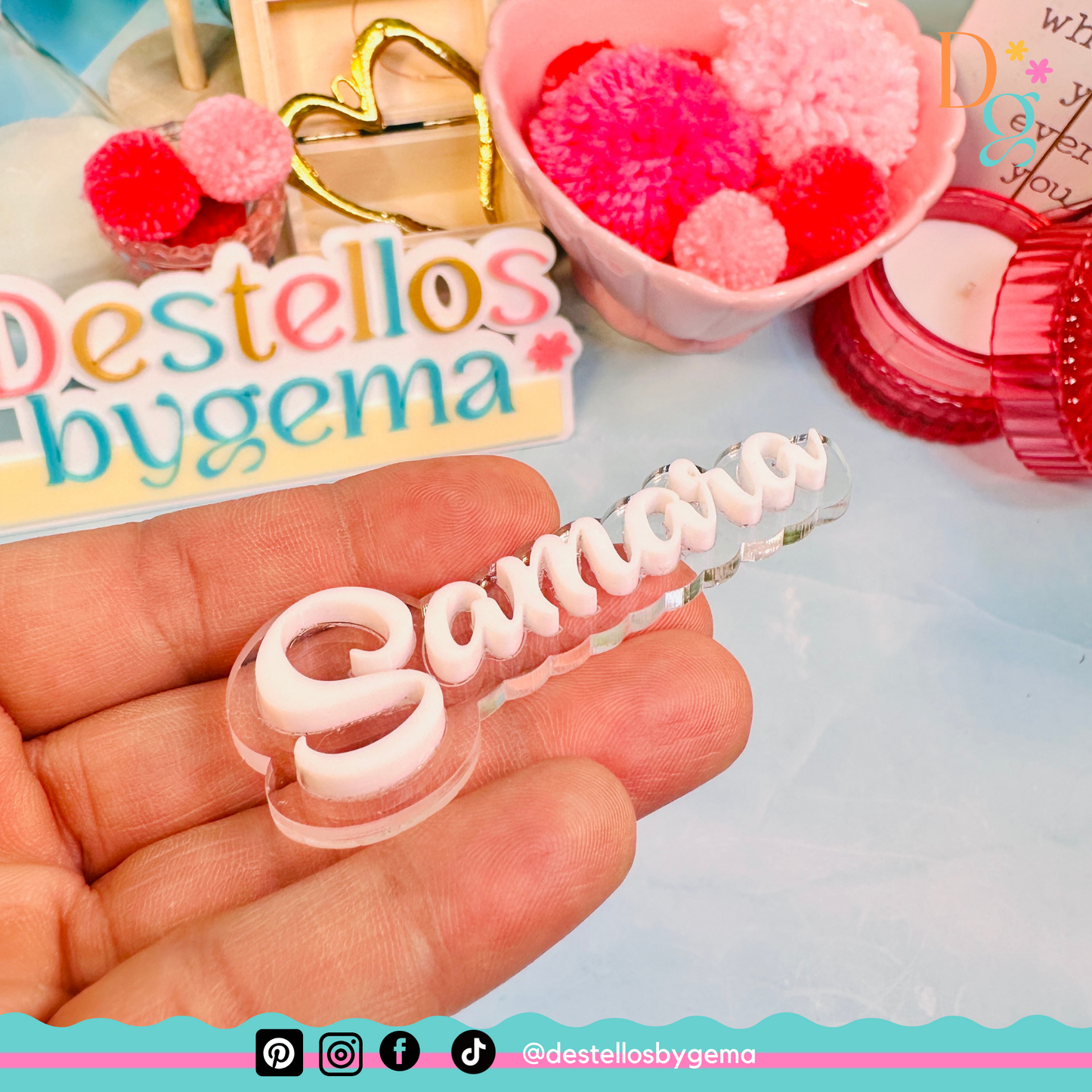 Custom 3D Acrylic Names