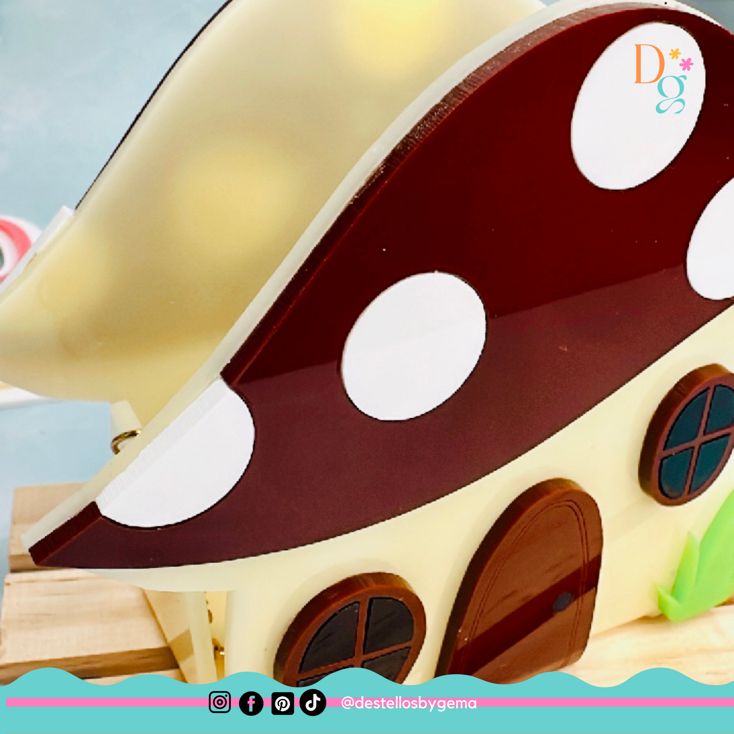 Mushroom Fairy Acrylic Box