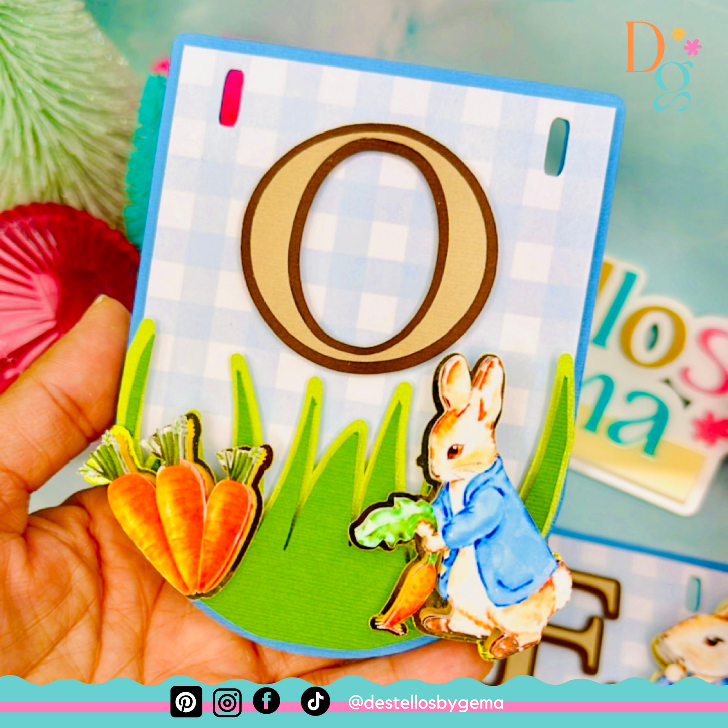 Peter Rabbit Birthday Banner