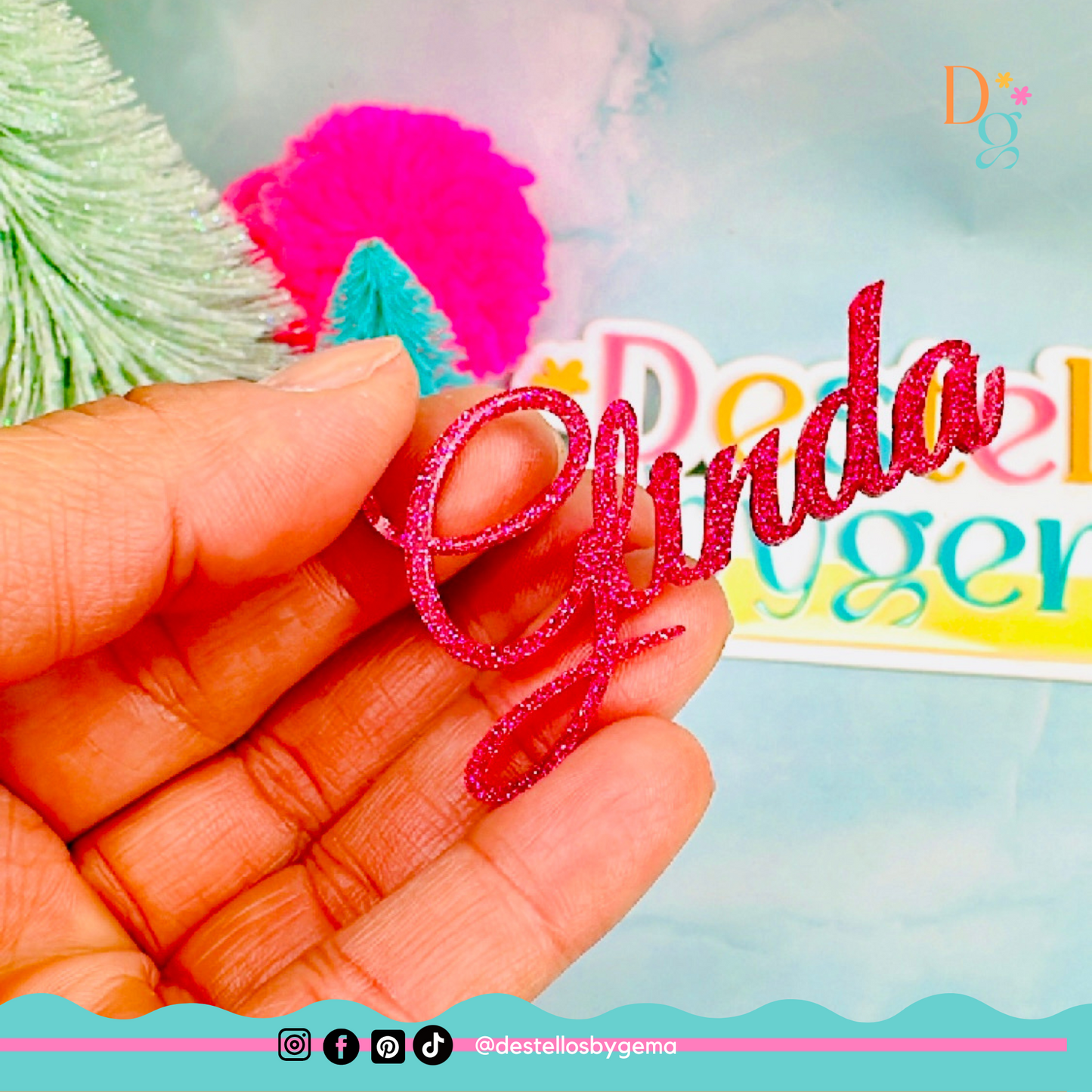 Custom Size Acrylic Names