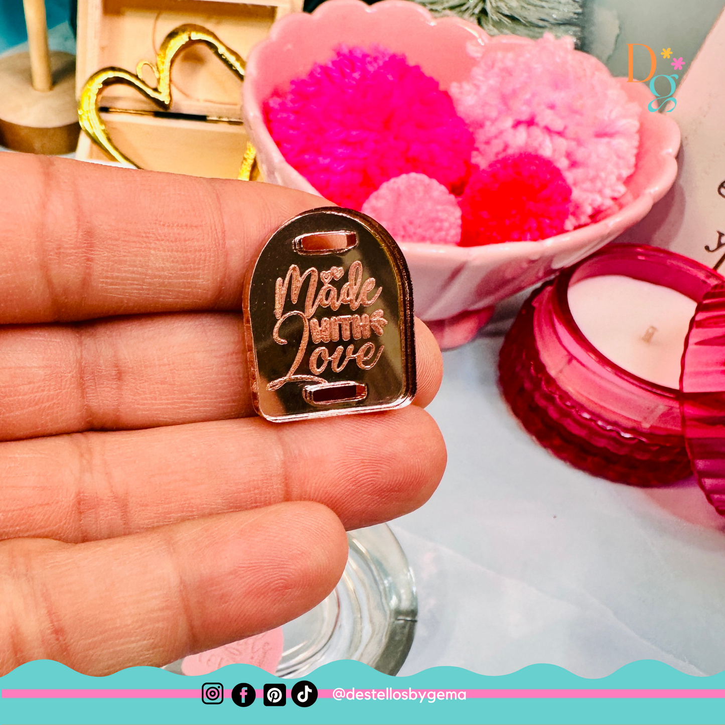 Personalized Acrylic Charms (1")