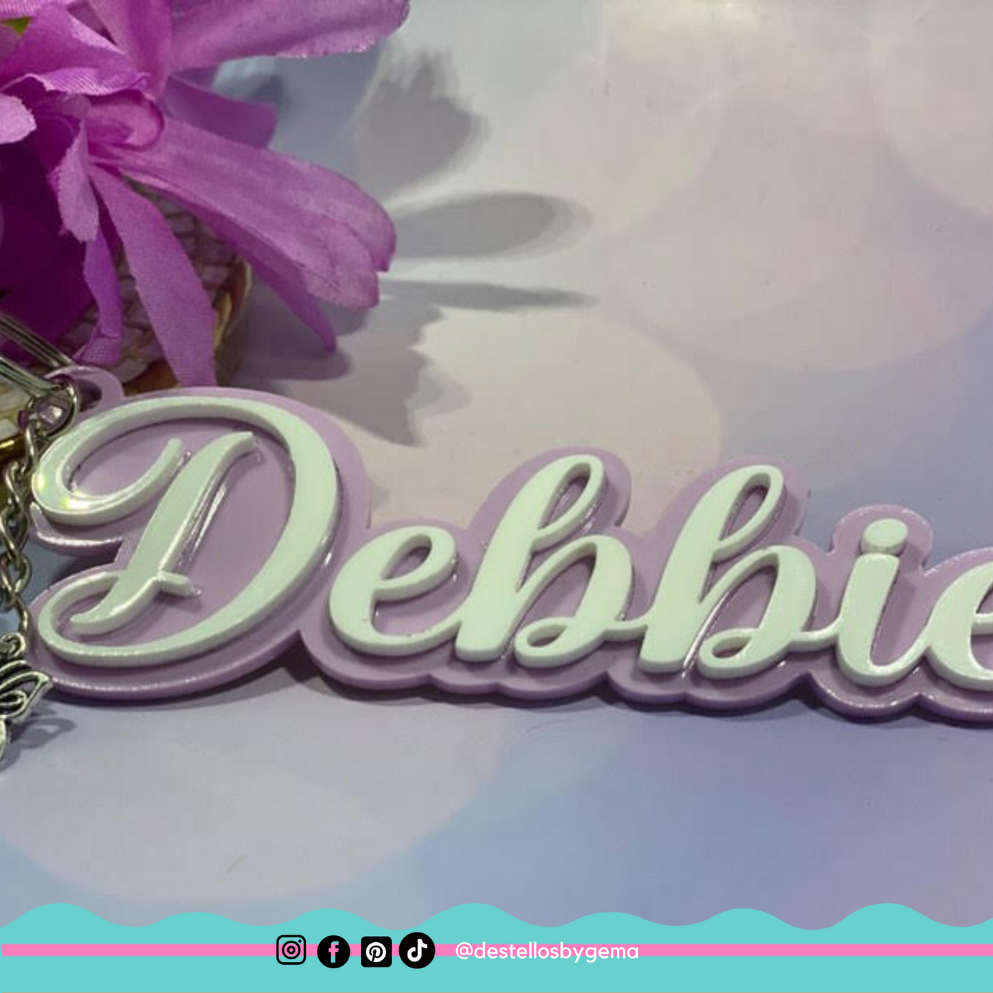 Personalized 3D Acrylic Keychain