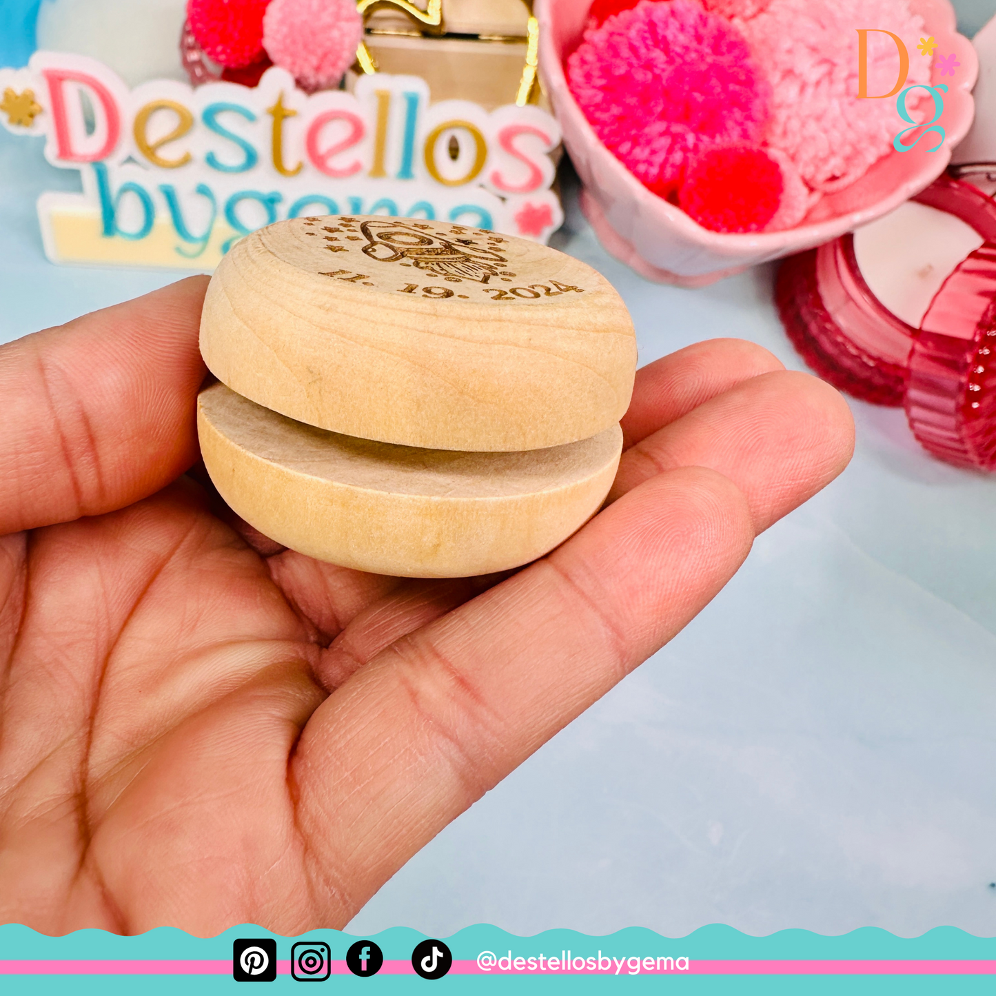 Personalized Wooden Yo-Yos