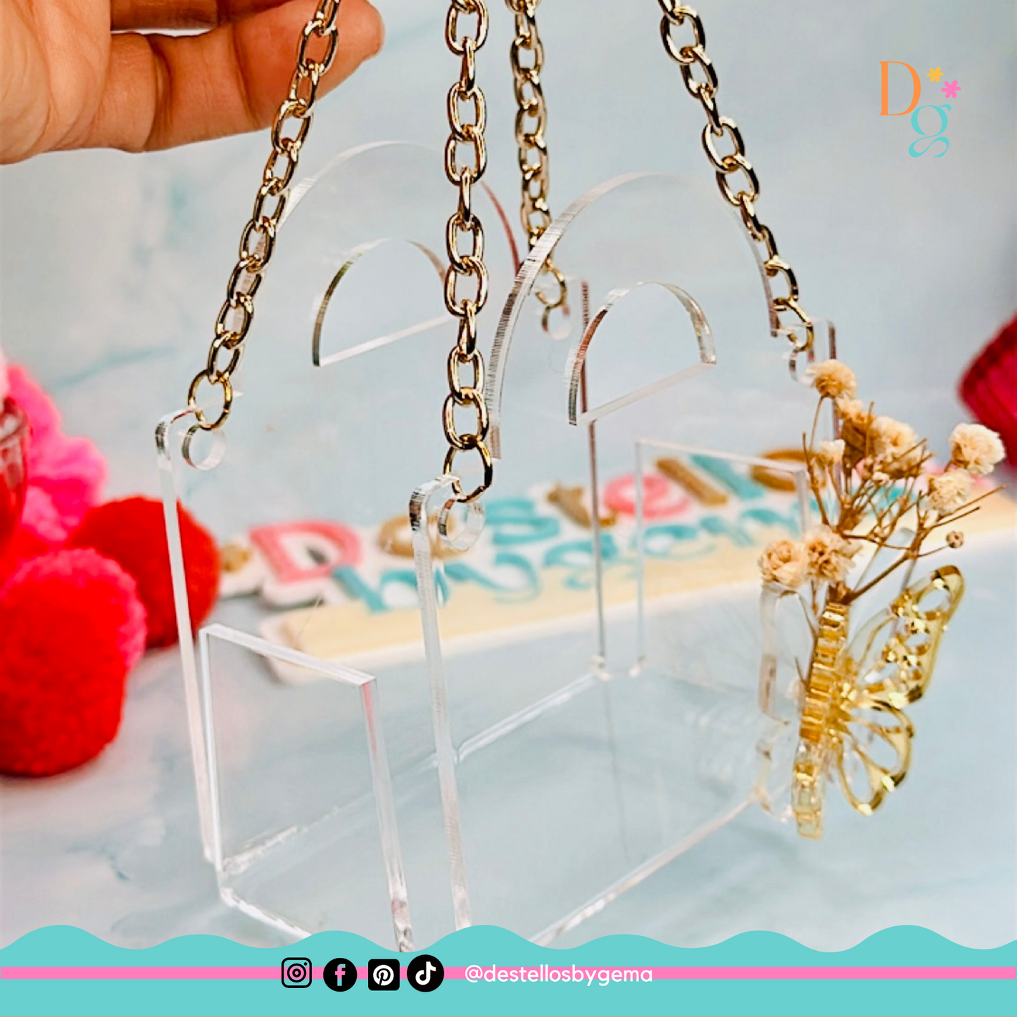 Personalized Clear Purse