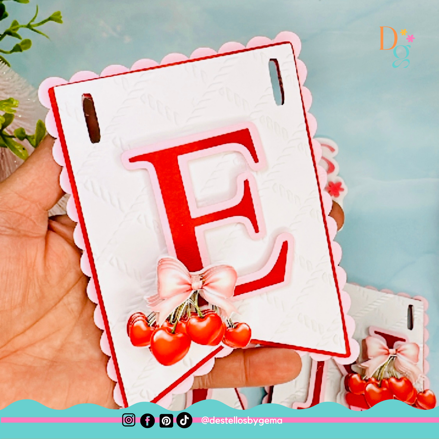 Cherry-Themed Custom Banner