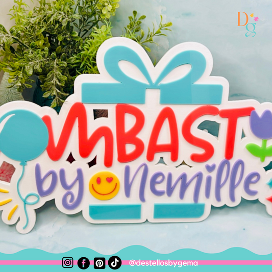 Custom Large Acrylic & Wood Logos