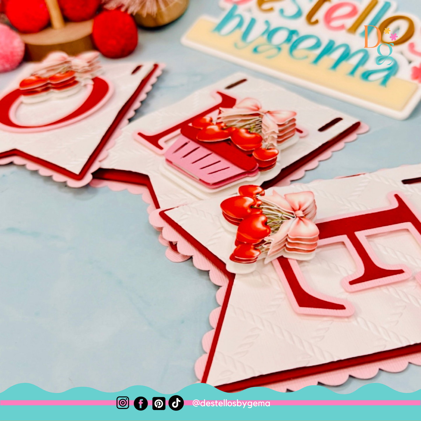 Cherry-Themed Custom Banner