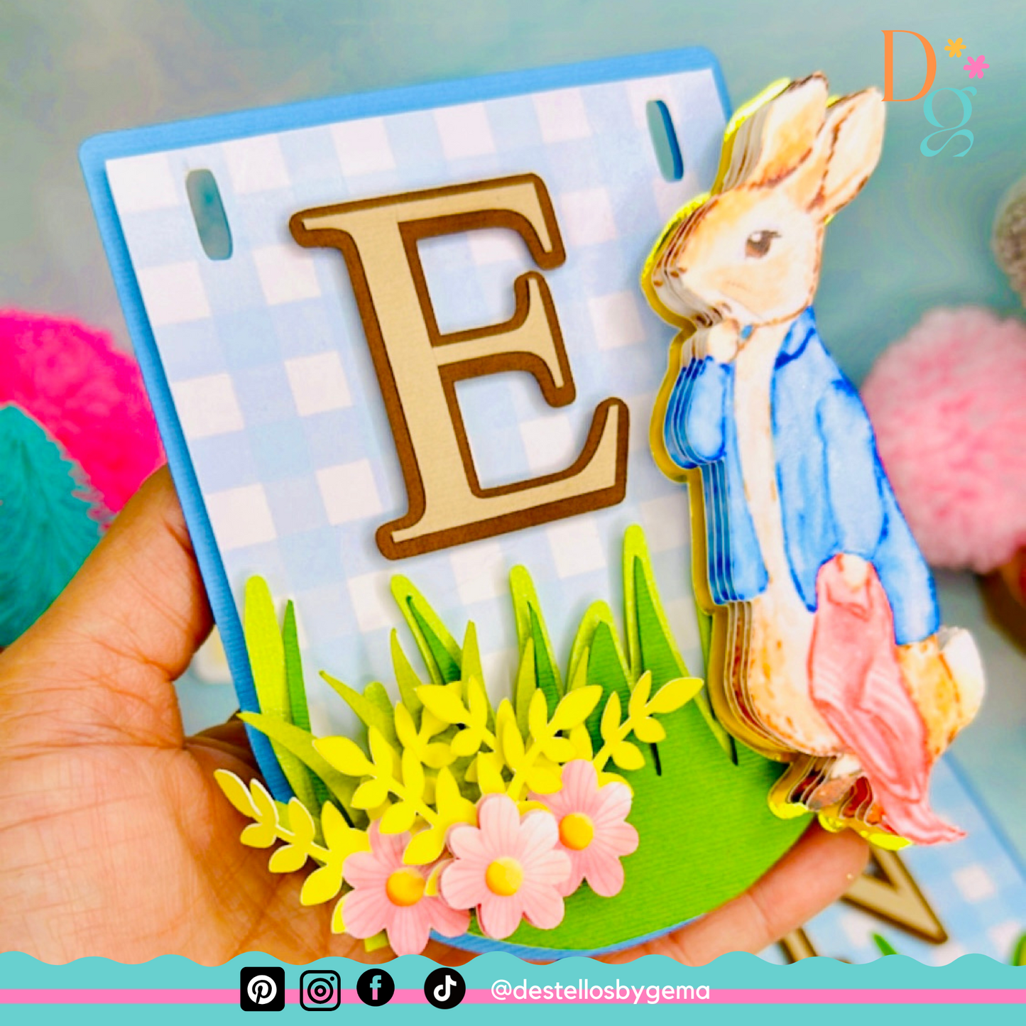 Peter Rabbit Birthday Banner