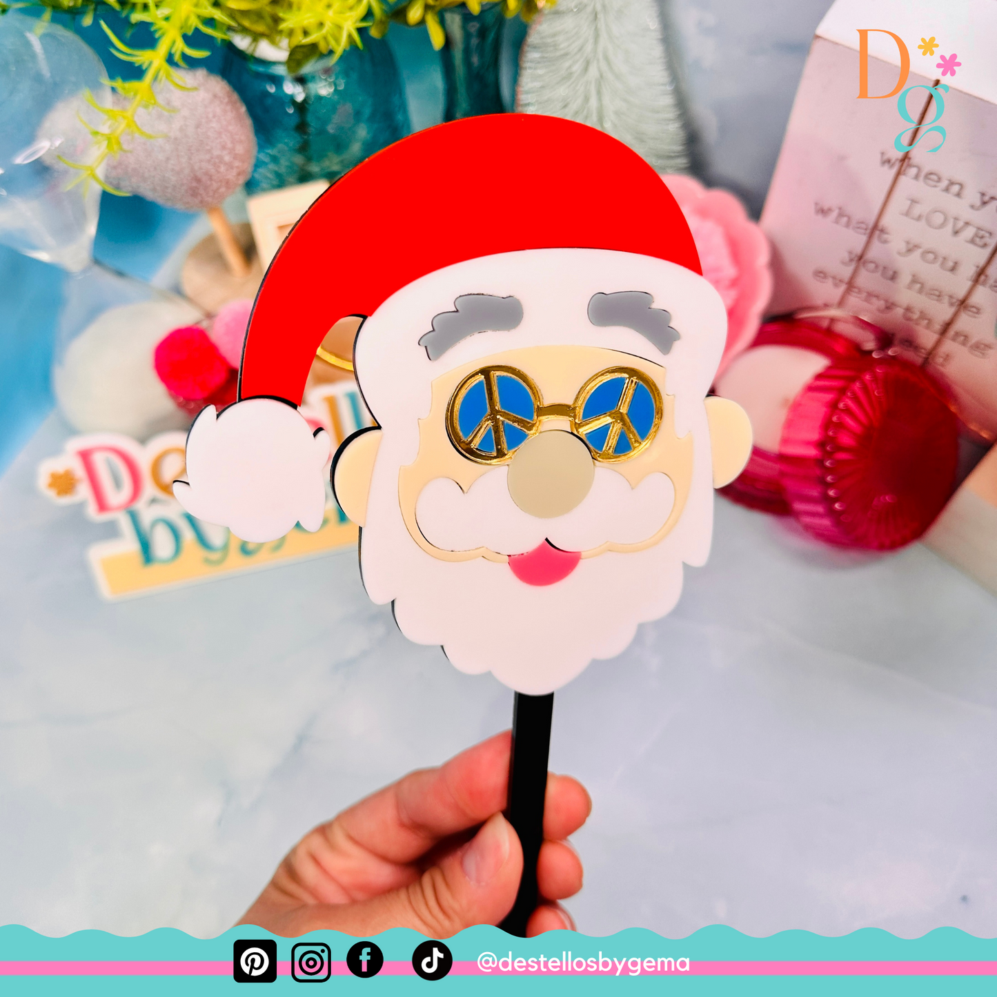 Personalized 3D Acrylic Cake Topper