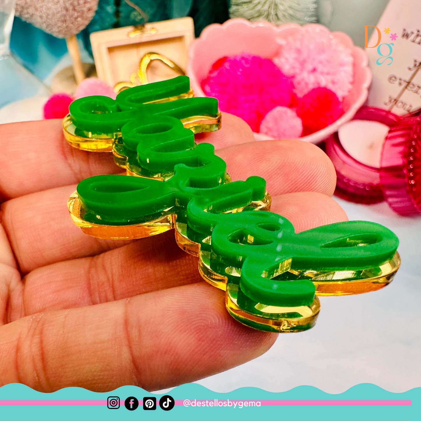 Personalized 3D Acrylic Keychain