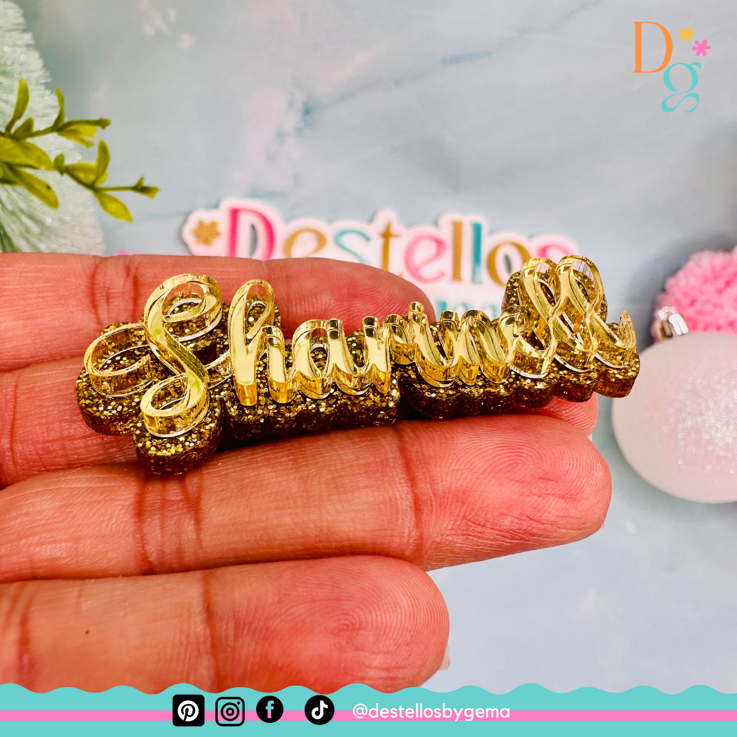 Custom 3D Acrylic Names