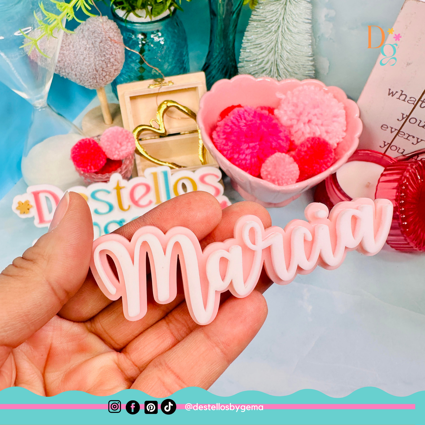 Personalized 3D Acrylic Keychain