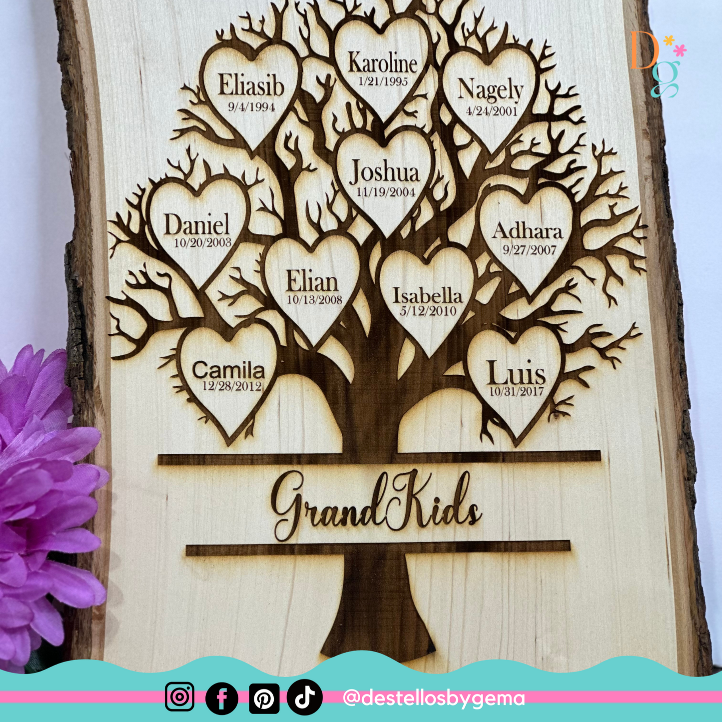 Custom Photo Engraved Basswood Sign