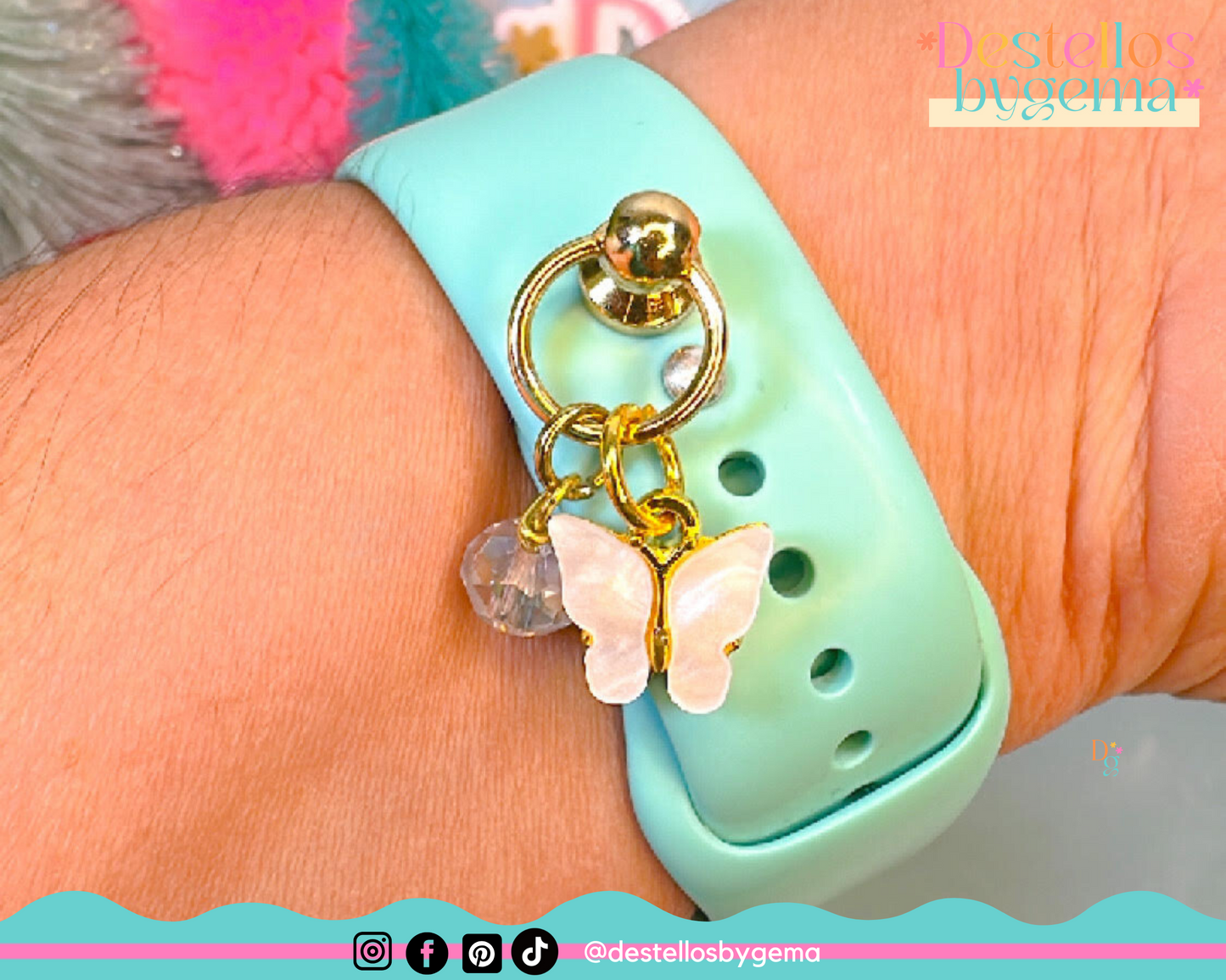 Butterfly Watch Charm